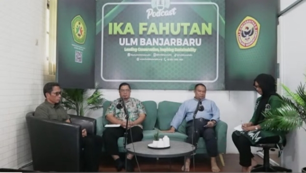 22 Agustus 2025, Podcast IKA Fahutan ULM "Tantangan dan Visi IKA FAHUTAN ULM "