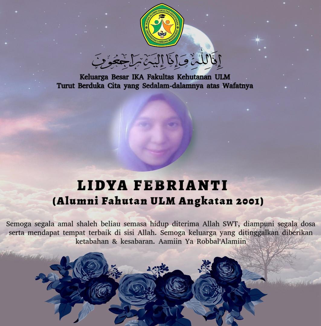 Berita duka an. Lidya Febrianti